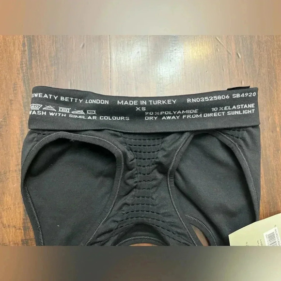 Sweaty Betty Stamina Workout Bra Black Size XS Seamless Activewear Workout Yoga - Picture 4 of 8